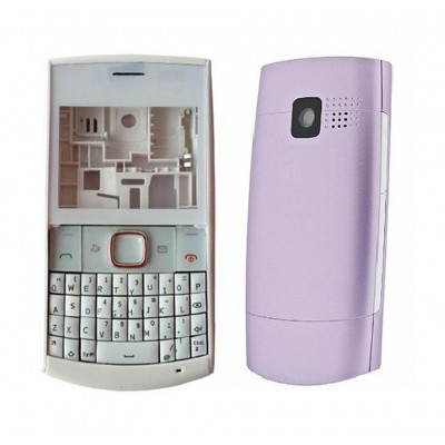Full Body Housing For Nokia X201 Lilac - Maxbhi.com