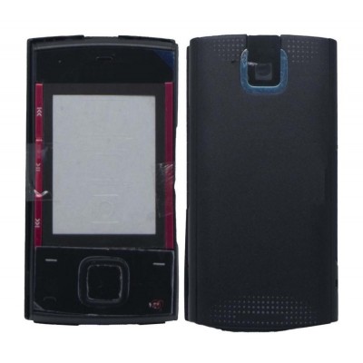 Full Body Housing For Nokia X3 Red Black - Maxbhi Com
