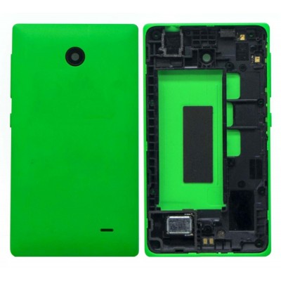 Full Body Housing For Nokia X Dual Sim Rm980 Green - Maxbhi Com