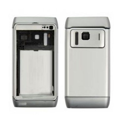 Housing For Nokia N8 Silver White - Maxbhi Com