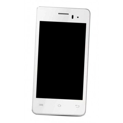 Lcd Frame Middle Chassis For Lava Iris 406q White By - Maxbhi Com