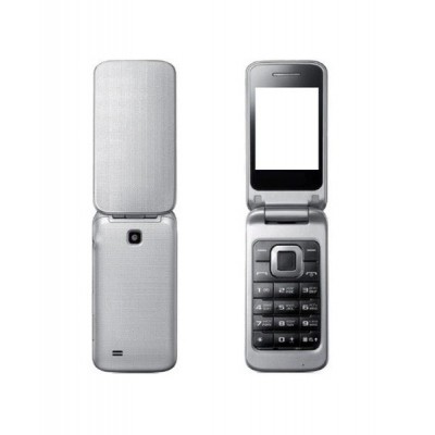 Full Body Housing For Samsung C3520 La Fleur Silver - Maxbhi.com