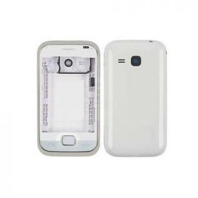 Full Body Housing For Samsung Champ Deluxe Duos White - Maxbhi Com