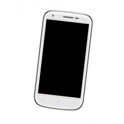 Lcd Frame Middle Chassis For Intex Aqua Wonder Quad Core Black By - Maxbhi Com