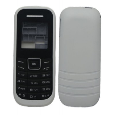 Full Body Housing For Samsung E1200 Pusha White - Maxbhi Com