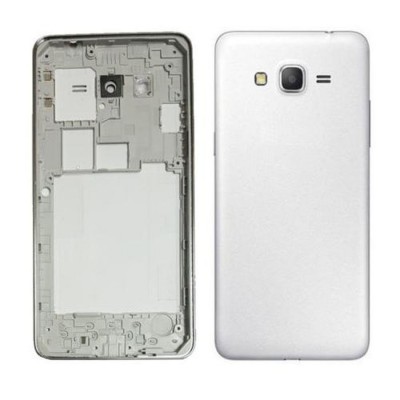 Full Body Housing For Samsung Galaxy Grand Prime Smg530h White - Maxbhi.com
