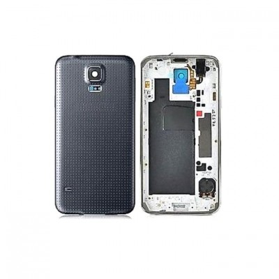 Full Body Housing For Samsung Galaxy S5 Duos Smg900fd Black - Maxbhi Com