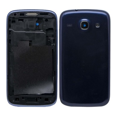 Housing For Samsung Galaxy Core I8262 With Dual Sim Metallic Blue - Maxbhi Com