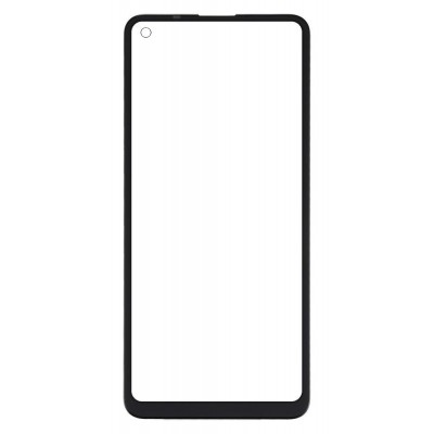 Replacement Front Glass For Wiko View 5 Black By - Maxbhi Com