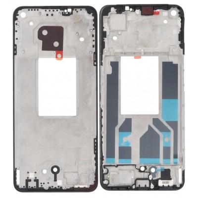 Lcd Frame Middle Chassis For Oppo Reno 8 5g Black By - Maxbhi Com