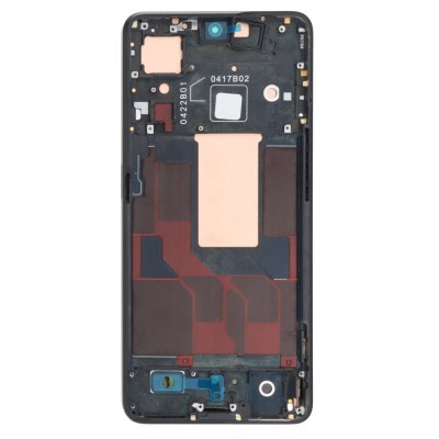 Lcd Frame Middle Chassis For Oppo Reno8 Pro 5g Black By - Maxbhi Com