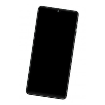 Lcd Frame Middle Chassis For Samsung Galaxy M13 India Black By - Maxbhi Com