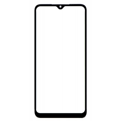 Replacement Front Glass For Xiaomi Redmi 10a Black By - Maxbhi Com