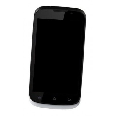 Lcd Frame Middle Chassis For Intex Cloud Y10 White By - Maxbhi Com