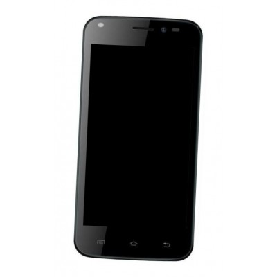 Lcd Frame Middle Chassis For Intex Aqua Q1 Plus Blue By - Maxbhi Com