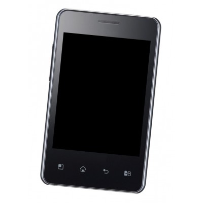 Lcd Frame Middle Chassis For Lg Optimus L3 Dual E405 Black By - Maxbhi Com