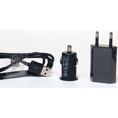 3 in 1 Charging Kit for Pantech Vega LTE EX IM-A820L with USB Wall Charger, Car Charger & USB Data Cable