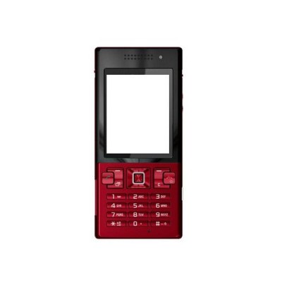 Full Body Housing For Sony Ericsson T700 Red Silver - Maxbhi.com