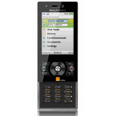 Full Body Housing for Sony Ericsson G705 Majestic Black