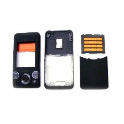 Housing For Sony Ericsson W580i Boulevard Black - Maxbhi.com