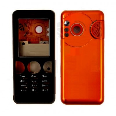 Housing For Sony Ericsson W610i Plush Orange - Maxbhi Com