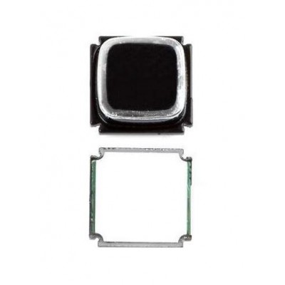 Home Button Outer For Samsung Champ Deluxe Color C3312s Black By - Maxbhi Com