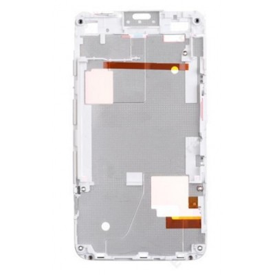 Lcd Frame Middle Chassis For Htc Radar Silver By - Maxbhi Com