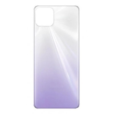 Back Panel Cover For Honor Play 20 Silver - Maxbhi Com