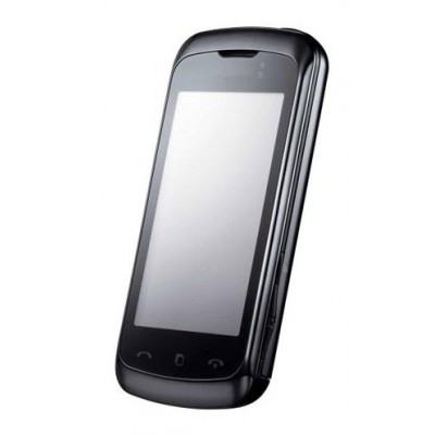 Lcd Frame Middle Chassis For Lg Km555e Black By - Maxbhi Com