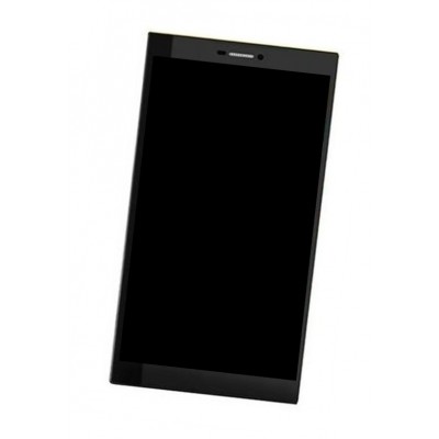 Lcd Frame Middle Chassis For Micromax Canvas Fantabulet F666 Black By - Maxbhi Com