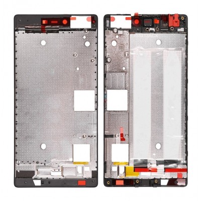Lcd Frame Middle Chassis For Huawei Ascend P8 64gb Black By - Maxbhi Com