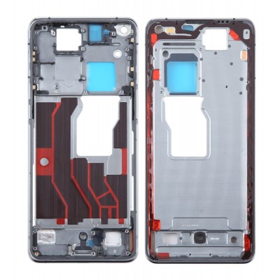 Lcd Frame Middle Chassis For Oppo Find X3 5g Blue By - Maxbhi Com