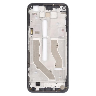 Lcd Frame Middle Chassis For Tcl 10 5g Black By - Maxbhi Com