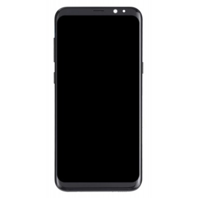 Lcd With Touch Screen For Samsung Galaxy S8 Black By - Maxbhi Com