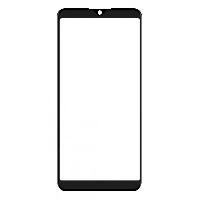 Replacement Front Glass For I Kall K10 Black By - Maxbhi Com