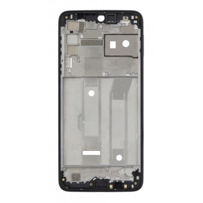Lcd Frame Middle Chassis For Motorola One Macro Black By - Maxbhi Com