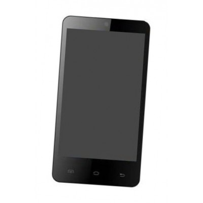 Lcd Frame Middle Chassis For Intex Cloud N4 Black By - Maxbhi Com