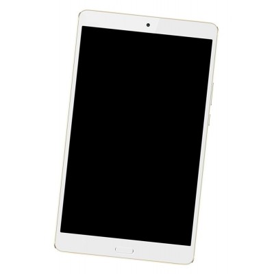 Lcd Frame Middle Chassis For Huawei Mediapad M3 64gb Lte Silver By - Maxbhi Com
