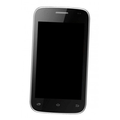 Lcd Frame Middle Chassis For Intex Cloud Y7 Black By - Maxbhi Com