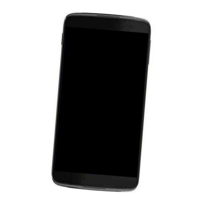 Lcd Frame Middle Chassis For Alcatel One Touch Idol 3 Black By - Maxbhi Com