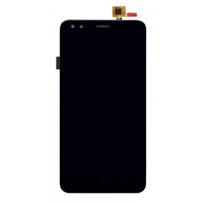 Lcd With Touch Screen For Micromax Bharat 4 Q440 Black By - Maxbhi Com