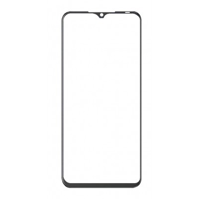 Replacement Front Glass For Tecno Spark 9t India Black By - Maxbhi Com