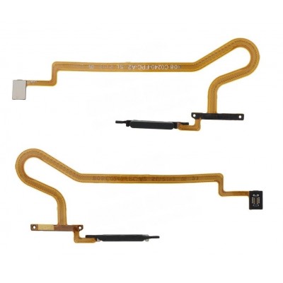 Fingerprint Sensor Flex Cable For Vivo Y55 5g Black By - Maxbhi Com