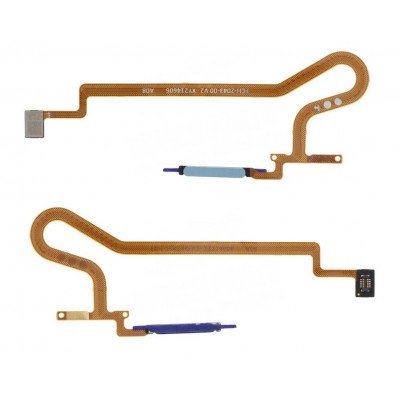Fingerprint Sensor Flex Cable For Vivo Y55 5g Blue By - Maxbhi Com