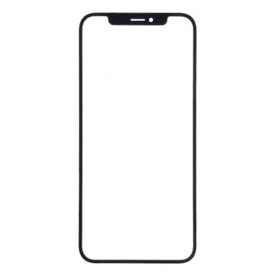Replacement Front Glass For Apple Iphone Xs Black By - Maxbhi Com