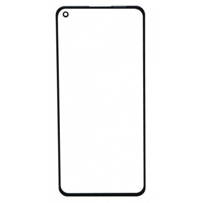 Replacement Front Glass For Xiaomi 11 Lite 5g Ne Black By - Maxbhi Com