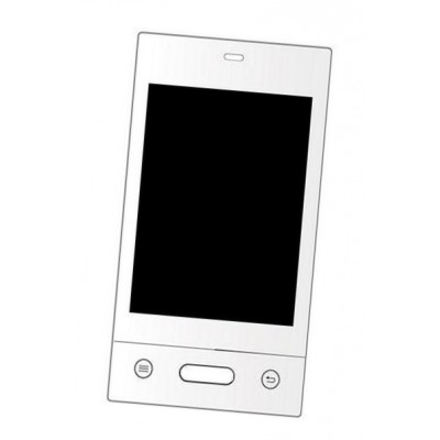 Lcd Frame Middle Chassis For Intex Plasma White By - Maxbhi Com