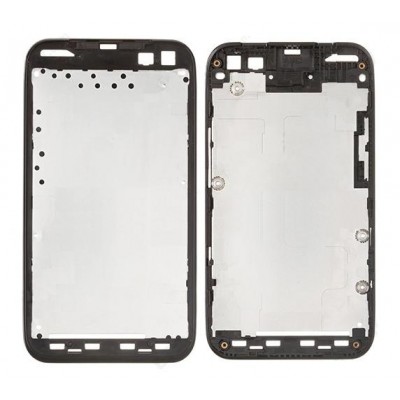 Lcd Frame Middle Chassis For Lg Connect 4g Ms840 Black By - Maxbhi Com