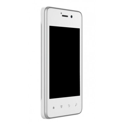 Lcd Frame Middle Chassis For Spice Mi356 Smart Flo Mettle 3 5x White By - Maxbhi Com