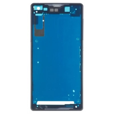 Lcd Frame Middle Chassis For Sony Ericsson Xperia Z2 D6520 Black By - Maxbhi Com